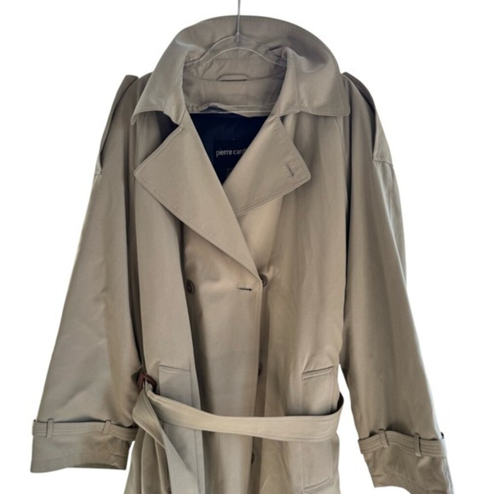 Pierre Cardin Men's Tan Trench Coat,‎ 42R